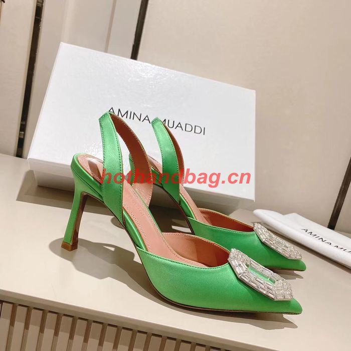 Amina Muaddi Shoes AMS00026 Heel 8.5CM